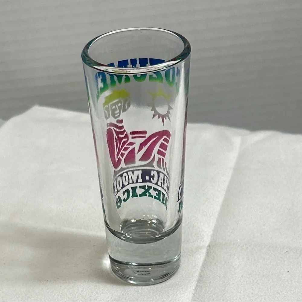 Shot Glass Lot of 4 Cozumel & Maui 4”H